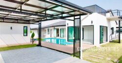 Pool Villa สร้างใหม่ เนื้อที่เยอะ ต.ท่าวังตาล อ.สารภี ใกล้วัดบวกครกเหนือ โรงเรียนนานาชาติเยอรมัน ถนนวงแหวนรอบ 3 เพียง 2 กม.