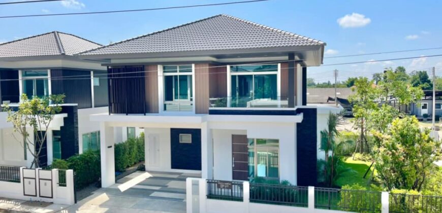 บ้านสร้างใหม่ ต.หางดง อ.หางดง ถนนคันคลอง ใกล้แยกต้นเกว๋น