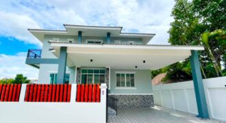 บ้านสร้างใหม่ หลังใหญ่ 2 ชั้น บ้านมอญ ต.สันกลาง อ.สันกำแพง ใกล้ร้านอาหารเรือนแพ 1