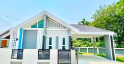 บ้านสร้างใหม่ ชั้นเดียว ต.สันผักหวาน อ.หางดง ใกล้หมู่บ้าน World Club Land ถนน เชียงใหม่ – ฮอด เพียง 500 เมตร