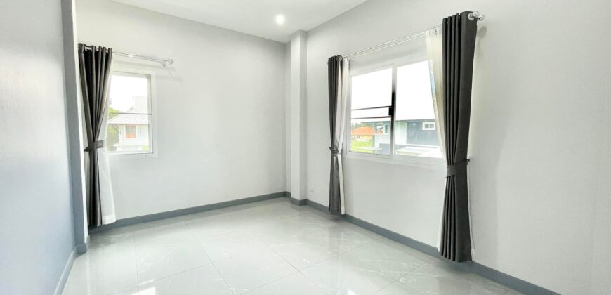 บ้านสร้างใหม่ 2 ชั้น ต.แม่เหียะ อ.เมืองเชียงใหม่ ใกล้บิ๊กซีแม่เหียะ สนามบินเชียงใหม่