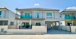 บ้านสร้างใหม่ 2 ชั้น โซนท่ารั้ว ต.สันปูเลย อ.ดอยสะเก็ด จ.เชียงใหม่ ใกล้ตลาดท่ารั้ว แยกแม่กวง Central Festival