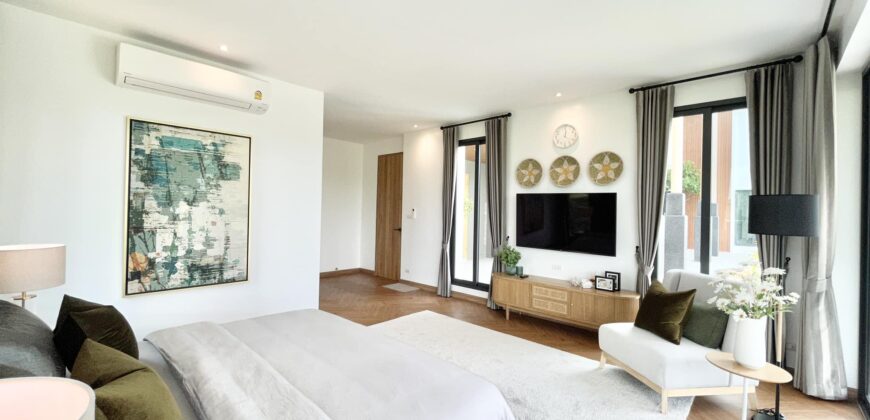 Pool Villa สร้างใหม่ 2 ชั้น วิวภูเขา วิวทุ่งนา บนเนื้อที่เกือบ 1 ไร่ ต.ห้วยทราย อ.แม่ริม จ.เชียงใหม่ ใกล้โรงเรียนนานาชาติเปรม 3 นาที, อบต.ห้วยทราย