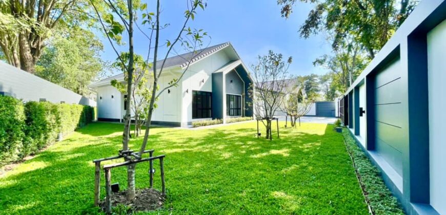 Pool Villa สร้างใหม่ ชั้นเดียว ติดเลค ต.สันผักหวาน อ.หางดง ใกล้สนามบินเชียงใหม่ บิ๊กซีแม่เหียะ
