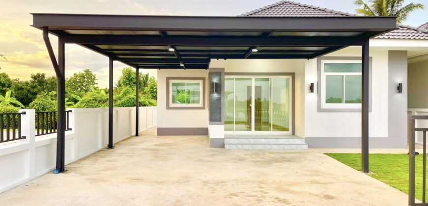 บ้านสร้างใหม่ ชั้นเดียว ต.สันปูเลย อ.ดอยสะเก็ด จ.เชียงใหม่ ใกล้ตลาดท่ารั้ว, วัดป่าเสร้าหลวง, แยกแม่กวง